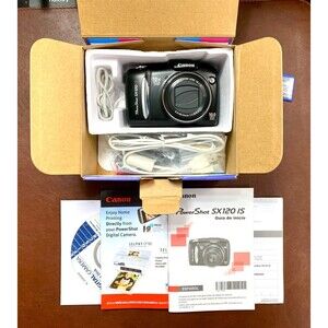 Canon Power Shot SX120 IS Digital Camera, 12.1 MP, 10X Optical Zoom NEW IN BOX